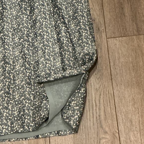 MAG Linen Silk Blend Gray Speckled Sequin Sparkle Slip Dress Y2K Dress Size 2 - Picture 6 of 13